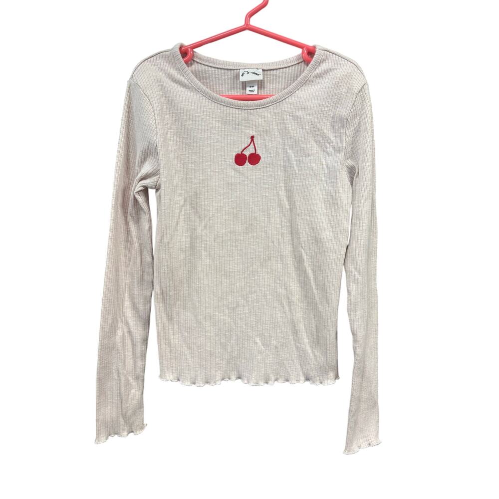 Ribbed LS w/ Cherries - Art Class - M (8)